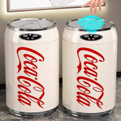 Automatic Induction Trash Can Round Kitchen Bin 24x40cm