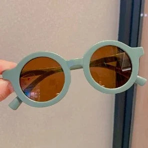 Kids Sunglasses Round Frame Anti-UV400 for 1-7 Year Olds, Children's Sun Protection, Stylish Design
