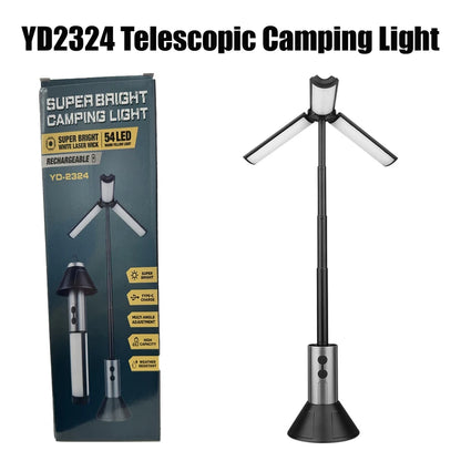 LED Searchlight Telescopic Folding ThreeHead Light, Rechargeable Outdoor Camping Light, Emergency Car Repair Fall2026