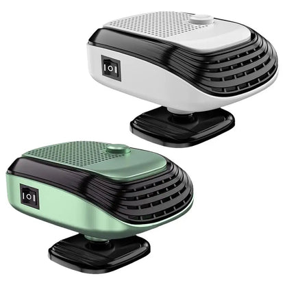 Calentador portátil para coche desempañador 120W 12V 2En1 calentador de parabrisas para coches camiones SUVs autocaravanas calentamiento rápido invierno 2025