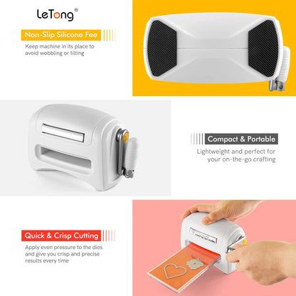 Portable Manual Die Cutting And Embossing Machine For Cards