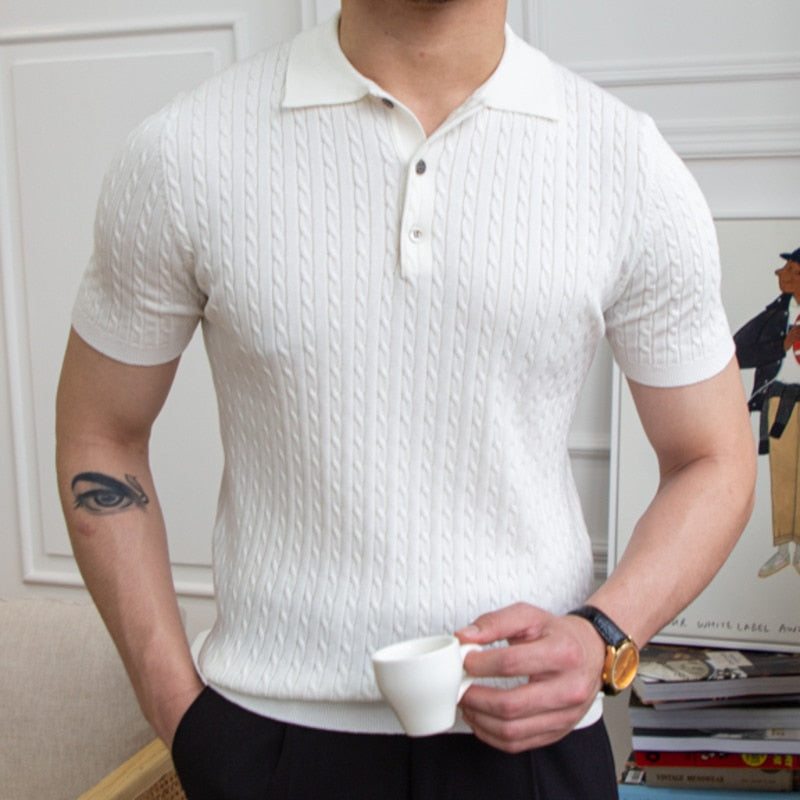 Variant image for Premium Men's Polo Shirt, Short Sleeve, Cotton Blend, Timeless Design, Classic Fit for Business and Casual Wear-6