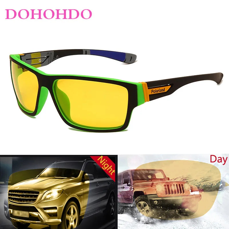 Night Vision Sunglasses Polarized Lenses For Night Driving UV400 Anti Glare Unisex Fall 2025