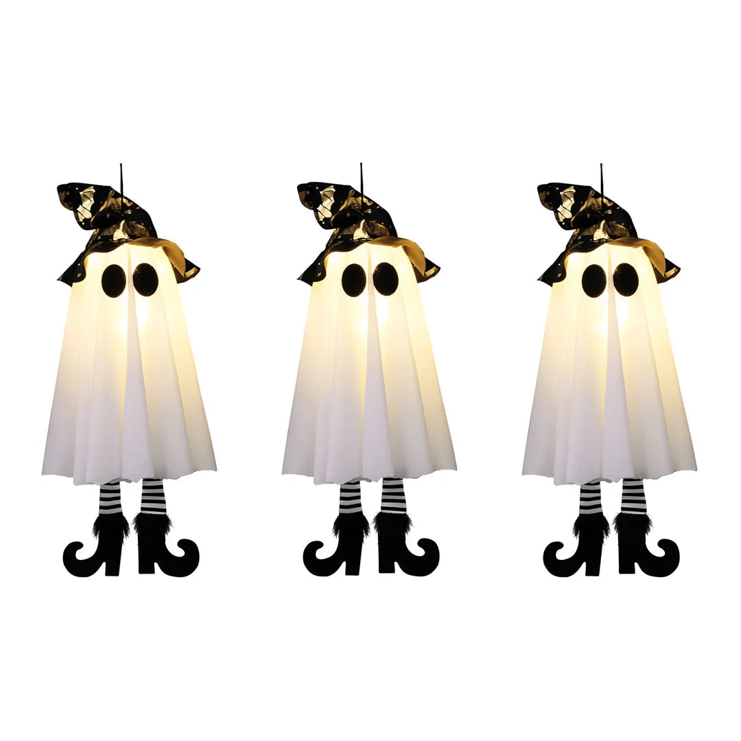 Halloween LED Witch Ghost Hanging Ornament Lamp Horror Set for Home Outdoor Yard Party Decoration 2026