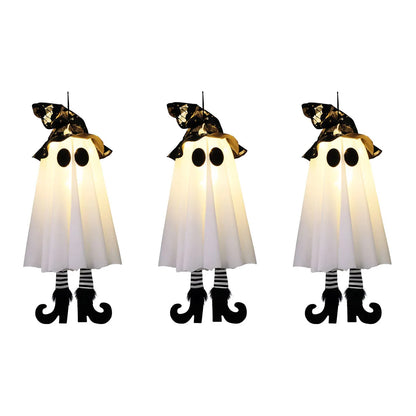 Halloween LED Witch Ghost Hanging Ornament Lamp Horror Set for Home Outdoor Yard Party Decoration 2026