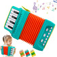 Kids Accordion Musical Instrument - Lightweight Educational Toy for Toddlers, Perfect Gift for Boys & Girls Ages 3+, Indoor & Outdoor Fun