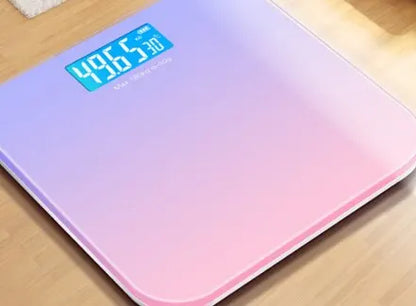 Digitale Körperwaage Gradient Glas 26 x 26 cm Badezimmer-Waage Herbst 2025 Präzise LED-Anzeige