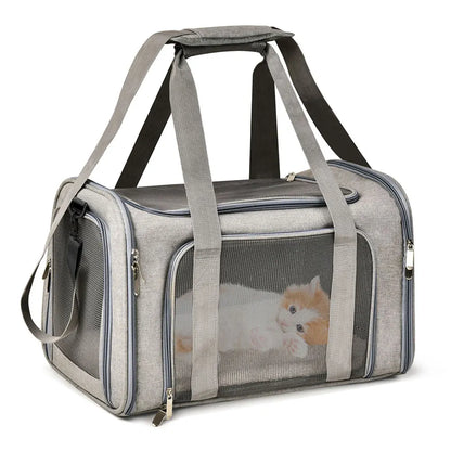 Dog Carrier Soft Side Backpack Pet Carrier Airline Approved Travel 2025 Breathable Hands Free Comfort