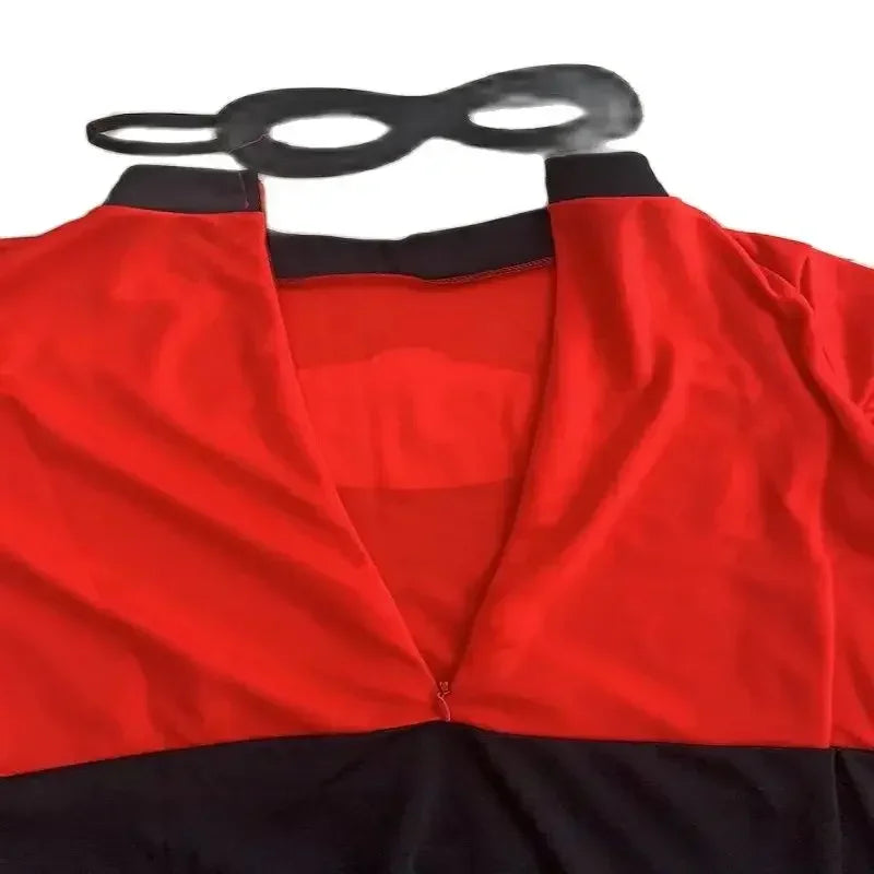 The Incredibles rood superheldencosplaypak en masker, complete set voor kinderen en volwassenen, Halloween 2026