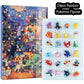 Kawaii Pikachu Christmas Advent Calendar - 24pcs PVC Anime Figures for Kids, Holiday Gift Set