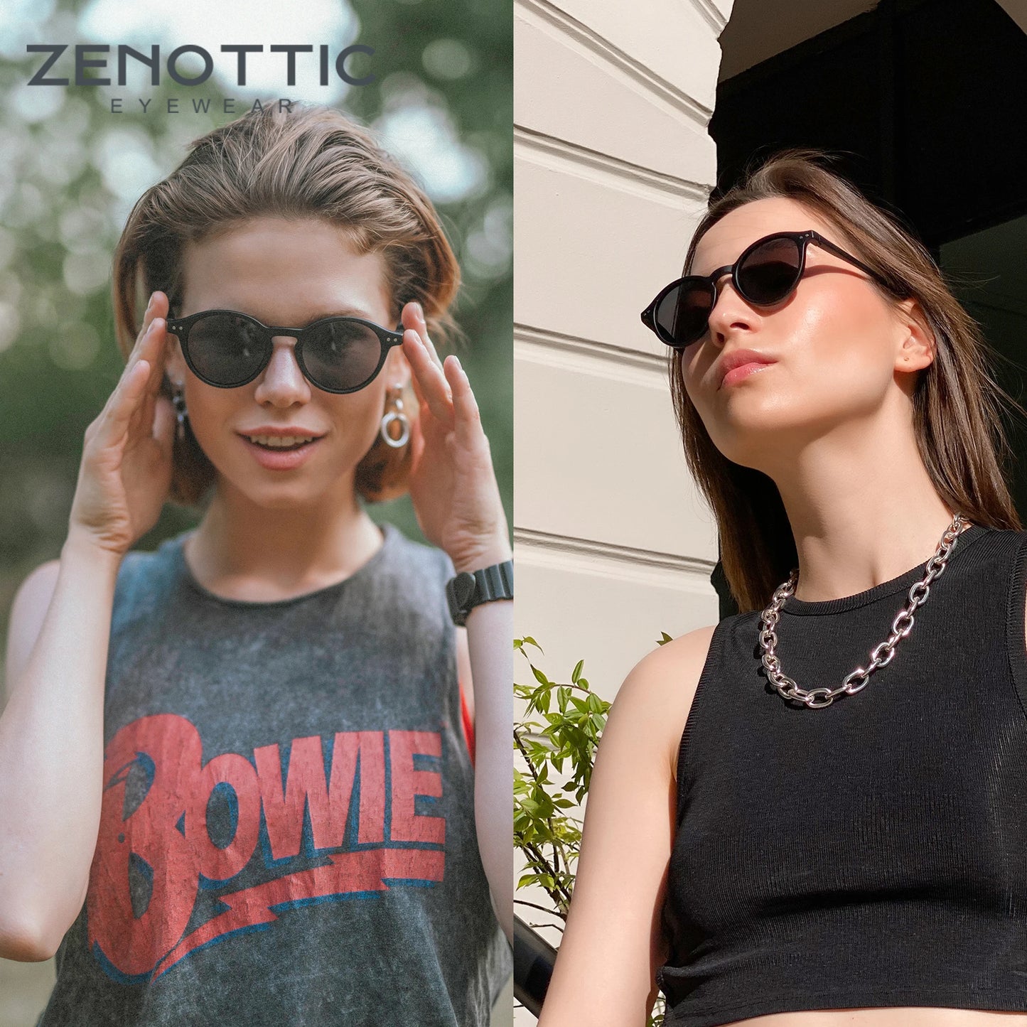 Polarized Sunglasses Round Retro Unisex Eyewear Summer 2026 Trend UV400 Protection