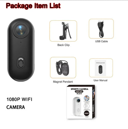 Action Camera Mini 4K 1080P Helmet And Bike Mount WiFi Full HD Sports Cam Summer 2026 Gear For Action Sports
