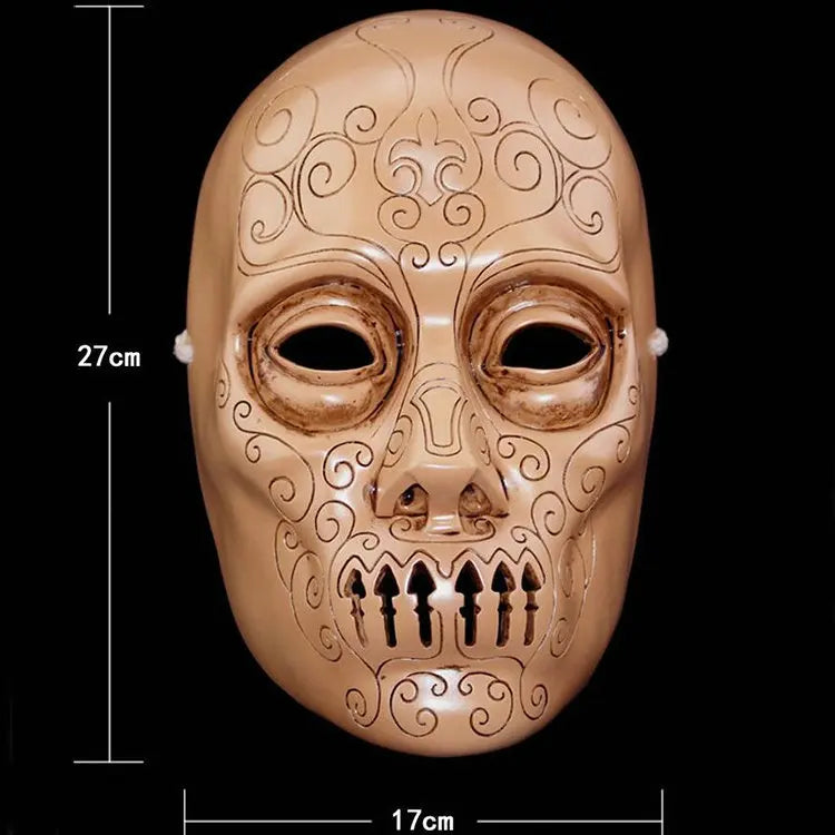 Harry Potter Dooddoenermasker van kunsthars voor cosplay, gemaskerd bal, Halloween en carnaval, Malfoy-rekwisiet 2026