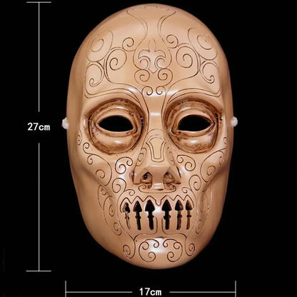 Harry Potter Dooddoenermasker van kunsthars voor cosplay, gemaskerd bal, Halloween en carnaval, Malfoy-rekwisiet 2026
