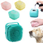 Silicone Dog Grooming Massage Gloves - Pet Bath Brush with Shampoo Dispensing Feature