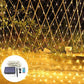 Solar-Powered LED Net Curtain Lights - 8 Modes Waterproof String Fairy Lights for Holiday Decorations, Christmas, Weddings & Outdoor Events