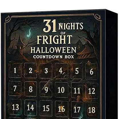 Calendario de Adviento de Halloween Figuras Coleccionables 31 Días 2025