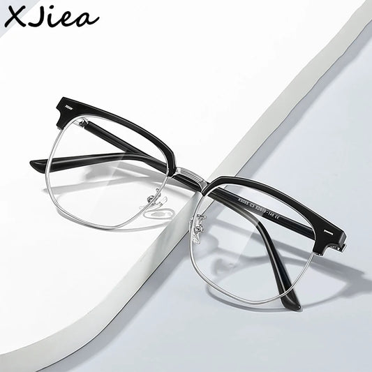 Occhiali anti luce blu fotocromatici montatura rettangolare occhiali per ufficio e computer tendenza autunno 2026 regalo virale su TikTok