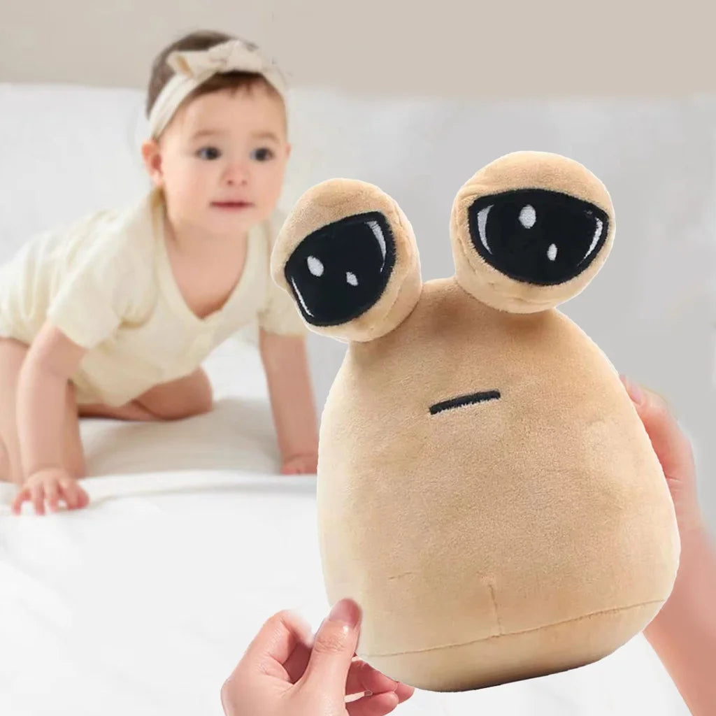 Soft Alien Plush Toy Doll - 17-22cm (7.6-8.6 inch) Cuddle Pillow for Kids, Perfect Birthday Gift and Nerdy Home Decor