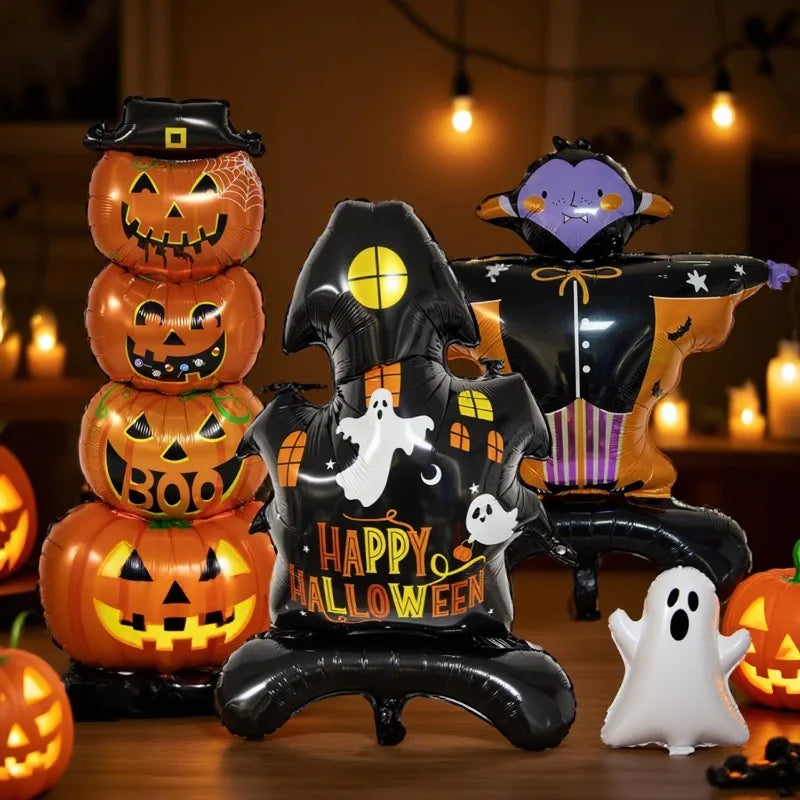 Halloween Luftballons Riesiger Folienaufsteller Partydekoration 2025
