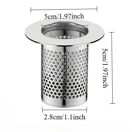 Drain Filter Sink And Shower Drain Catcher Fall 2026 Kitchen And Bathroom Protection Easy Install Hair Debris Block