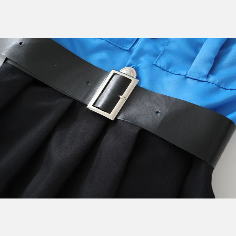Verkleedjurk en playsuit voor meisjes als politieagent, Halloweenkostuum voor optredens en verkleedfeesten 2026