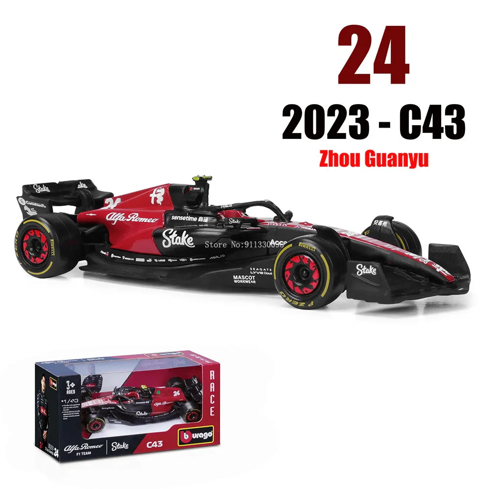 Die-Cast Car 1:43 Scale Formula One MCL60 Replica 2023 Collectible Display Model Fall 2025 Gift