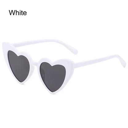 Kids Heart Sunglasses Plastic Frame Heart Shaped Summer 2026 Trend Durable Polycarbonate Lenses Outdoor Play
