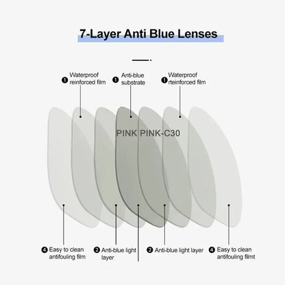 Blue Light Blocking Glasses Kids Eyewear Anti Eyestrain UV Protection for Digital Devices Back to School 2026