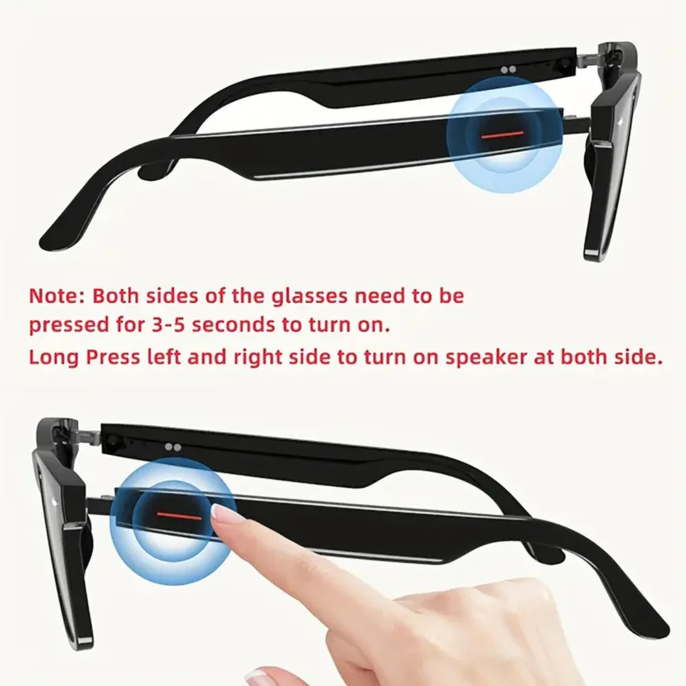 Smart Glasses Blue Light Polarized Audio Sunglasses