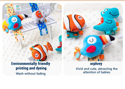 Baby Wrist Rattle Set Newborn Sensory Toys Soothing Gift