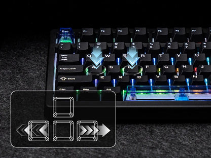 Teclado mecánico 75 por ciento Hot Swap montaje con junta cableado