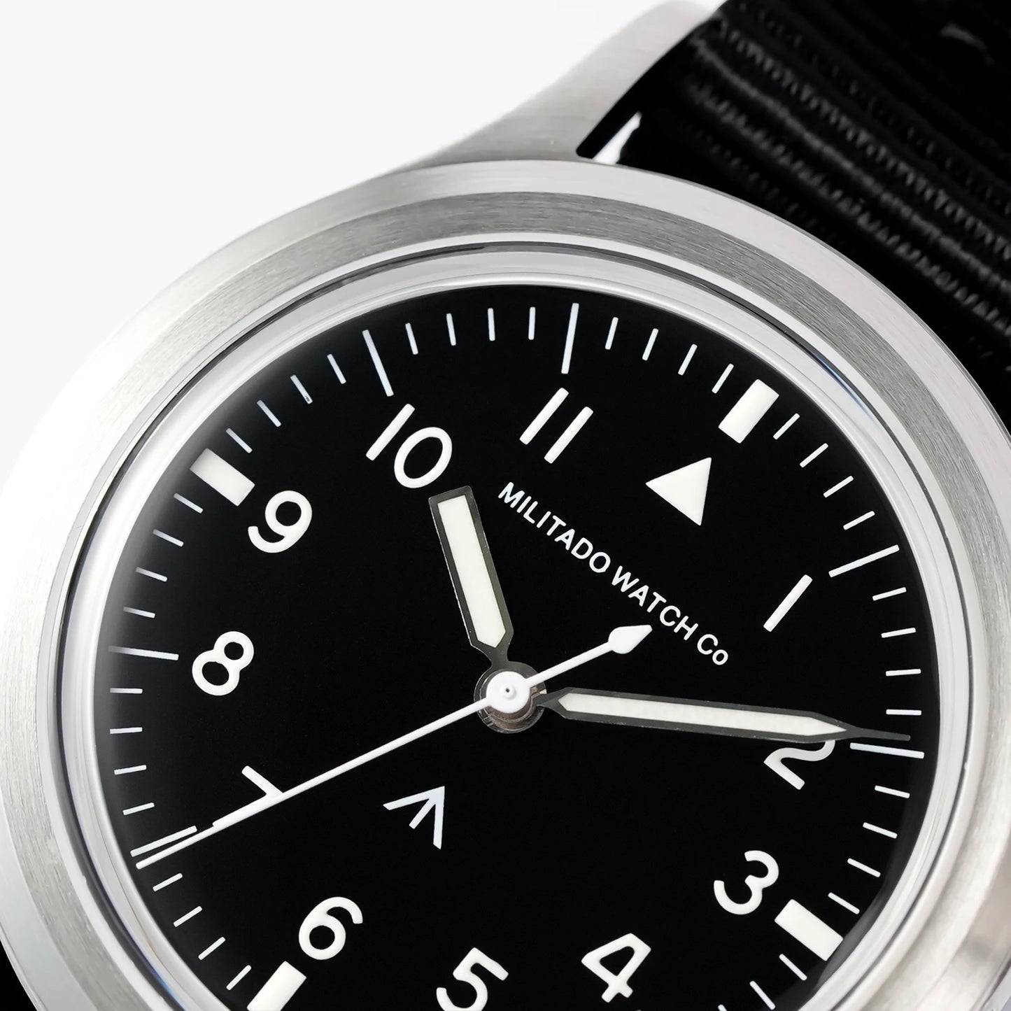 36mm Field Watch Sapphire Crystal VH31 Sweep Quartz