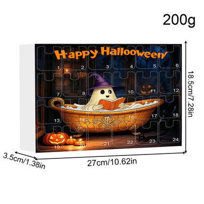 Calendario dell'Avvento di Halloween Orecchini Fantasma Set da 24 Giorni