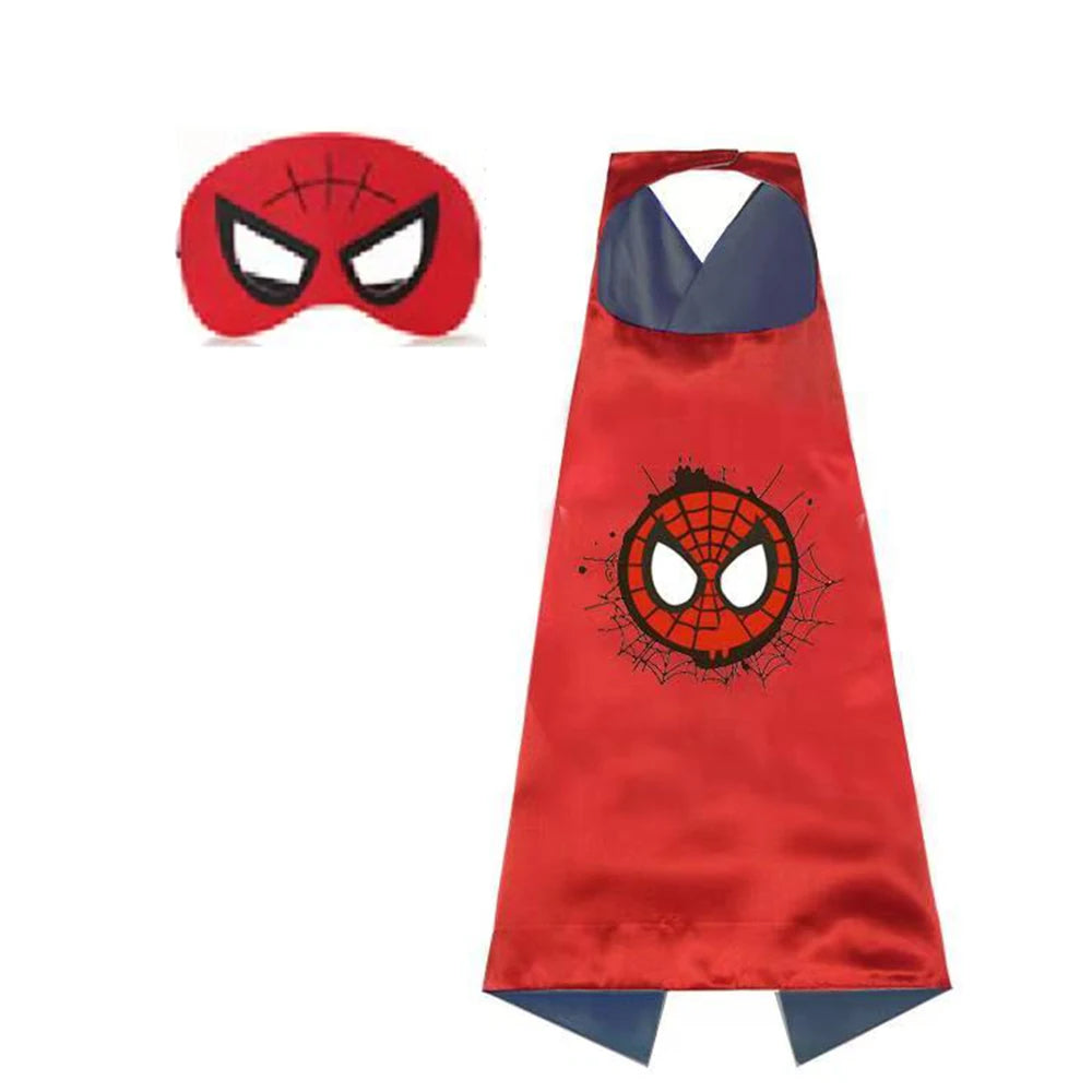 Set superheldencapes voor jongens en meisjes, verjaardagsfeest, cartoonverkleedkleding, Halloween-cosplayfeestbenodigdheden, paascadeau 2026