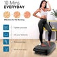 Vibration Plate Platform Exercise Machine with Bluetooth Speaker, Home Fitness Equipment for Weight Loss