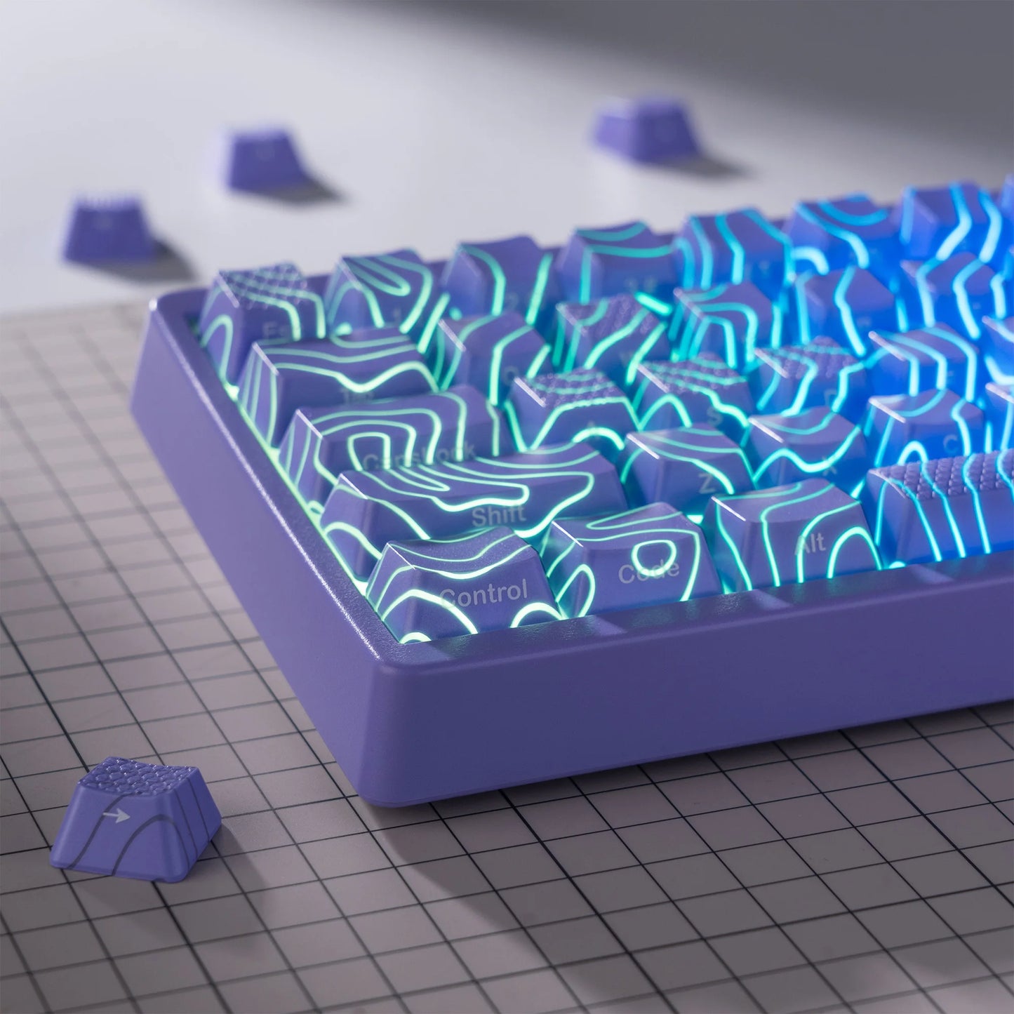 Mechanisch Toetsenbord M67 67 Toetsen Pakking Hot Swappable RGB