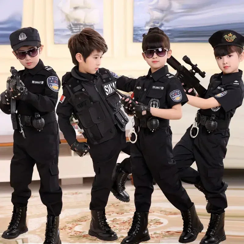Politiekostuum voor kinderen, Halloween-cosplaykostuumset met hoed voor jongens en meisjes, carnavalsfeest en cadeau 2026