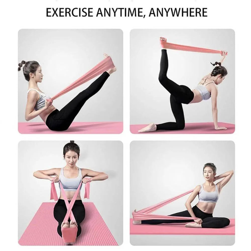 Widerstandsband-Set Elastische Trainingsbänder Heimfitness