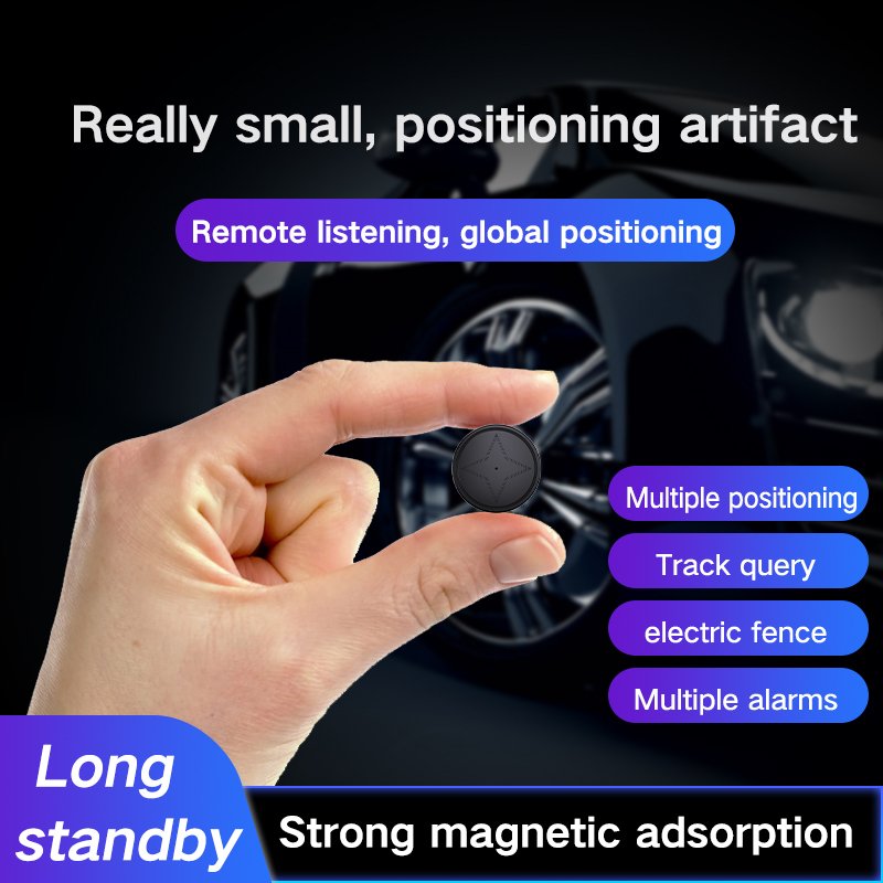 Magnetic GPS Tracker for Cars - Real-Time Vehicle Tracker with 