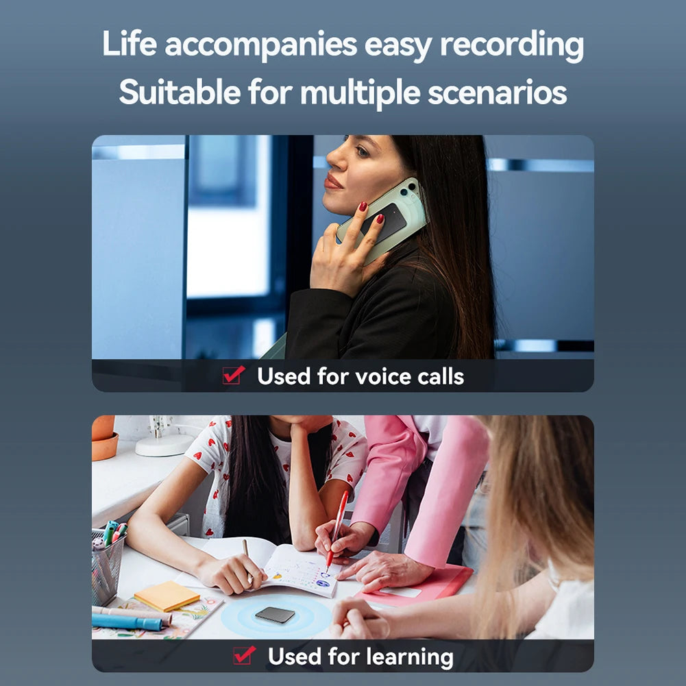 Enregistreur vocal AI ChatGPT4 Mini Transcripteur Traducteur