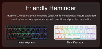 Teclado Mecánico Sixty Mini Inalámbrico ARGB Magnético Hall