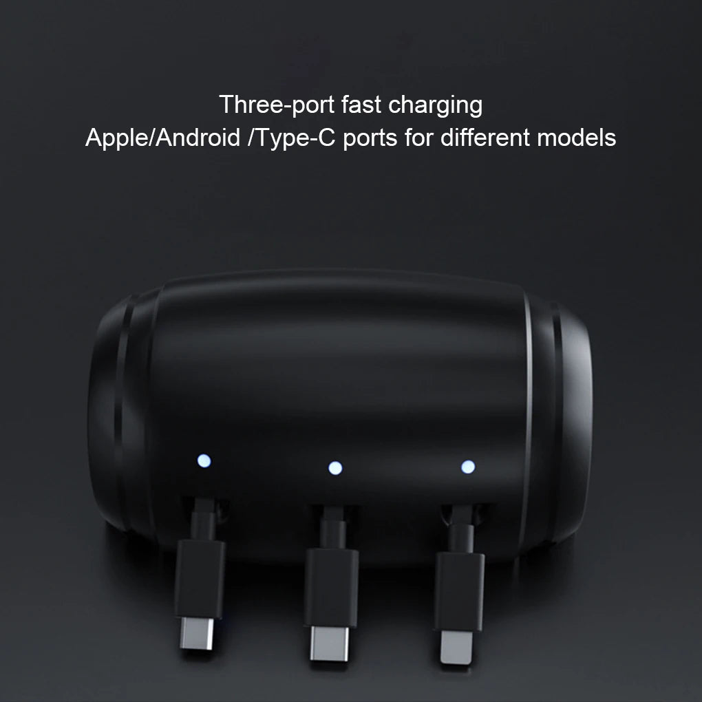 Car Charger With Retractable Cord – 3 In 1 Fast Charging Station For Phones And Tablets, Summer Road Trip 2026