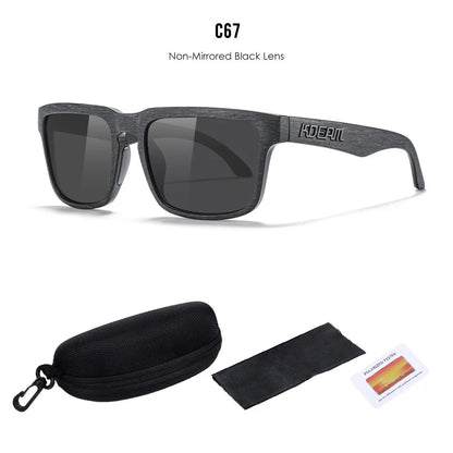 Lunettes de soleil polarisées unisexes pour l'extérieur tendance été 2026 Verres miroir légères Protection UV Idée cadeau