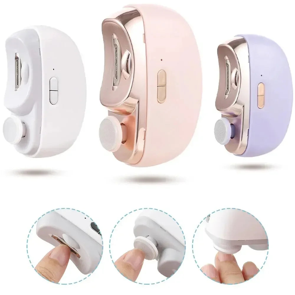 Elektrische Nagelknipser 2-in-1 Baby Maniküre Trimmer Spritzschutz Säuglings Nagelpfleger Neugeborenenpflege Sicher Herbst 2025