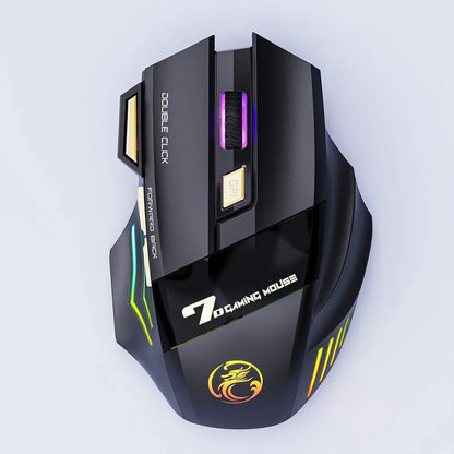 Wireless Gaming Mouse 3200DPI Dual Mode Rechargeable