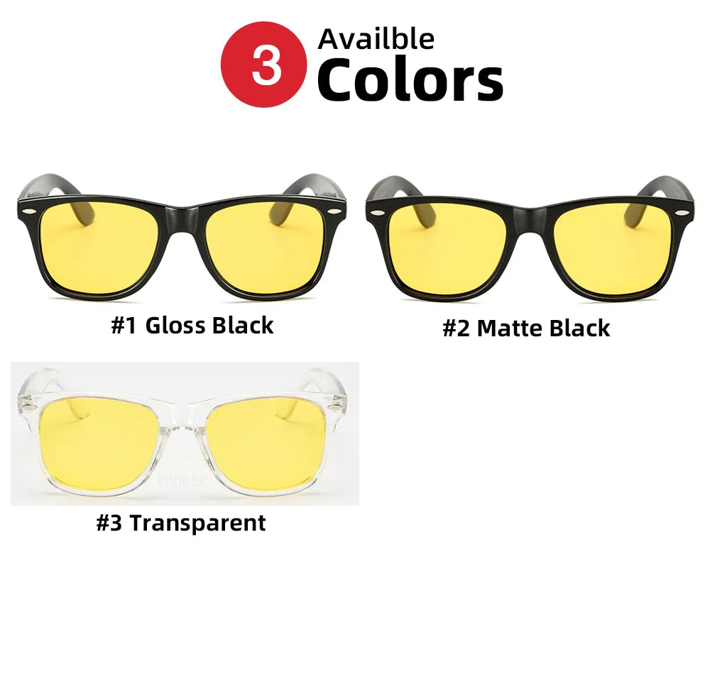 Night Vision Sunglasses Polarized Yellow Lenses UV400 Protection For Enhanced Night Driving Fall 2025 Trend