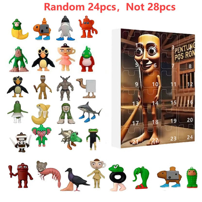 Calendario de Adviento 24 Días Recuerdo Navideño Italian Brainrot