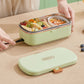 Stainless Steel Portable Electric Lunch Box - Water-Free Heating, 900ml Capacity, Ideal for Office and Travel