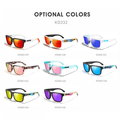 Lunettes de soleil polarisées unisexes pour l'extérieur tendance été 2026 Verres miroir légères Protection UV Idée cadeau